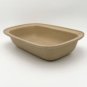 The Pampered Chef Family Heritage Stoneware LARGE 17x11x7 Roaster Pan